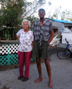 Roger Verdin and his 82-year-old mother, Marcelite Narquinis